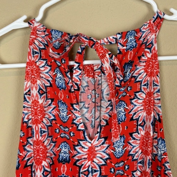 NWT Nanette Lepore Sleeveless Choker Sheath Sunflower Geometric Print Midi Dress - Picture 5 of 9